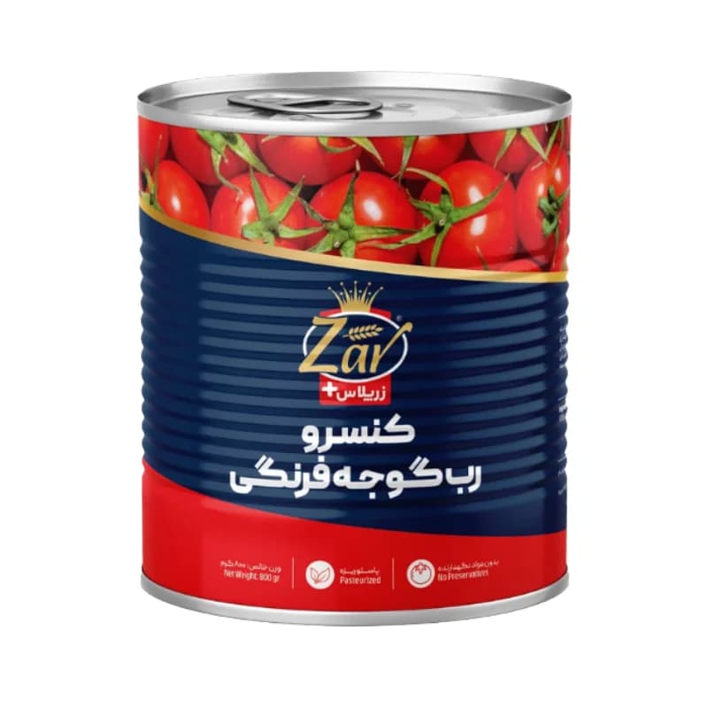 رب گوجه‌فرنگی زر ماکارون