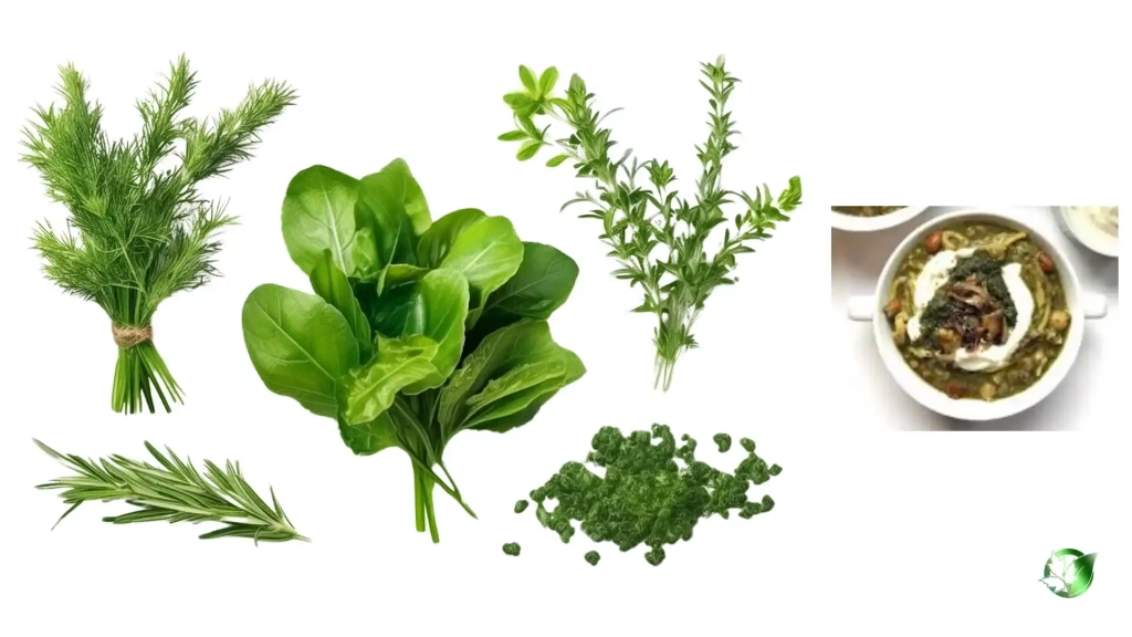 خرید عمده سبزی تازه آش