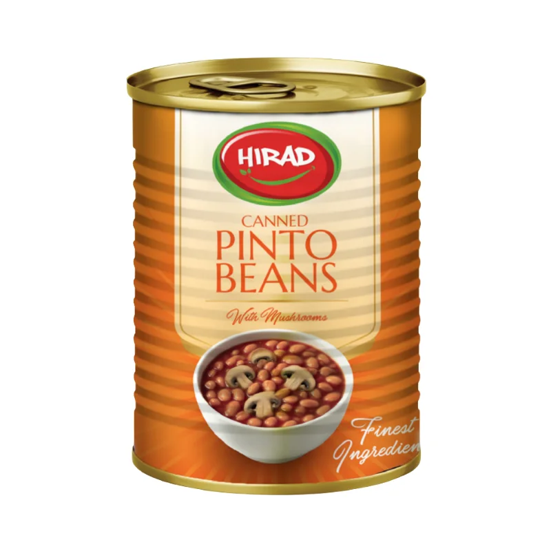 لوبیا چیتی با قارچ