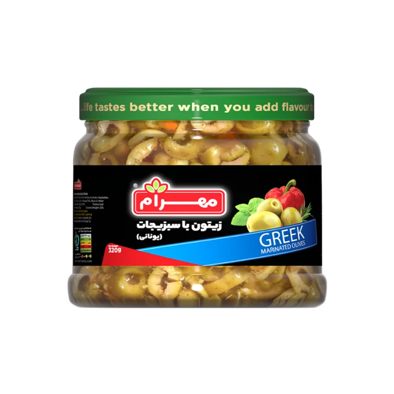 زیتون پرورده یونانی