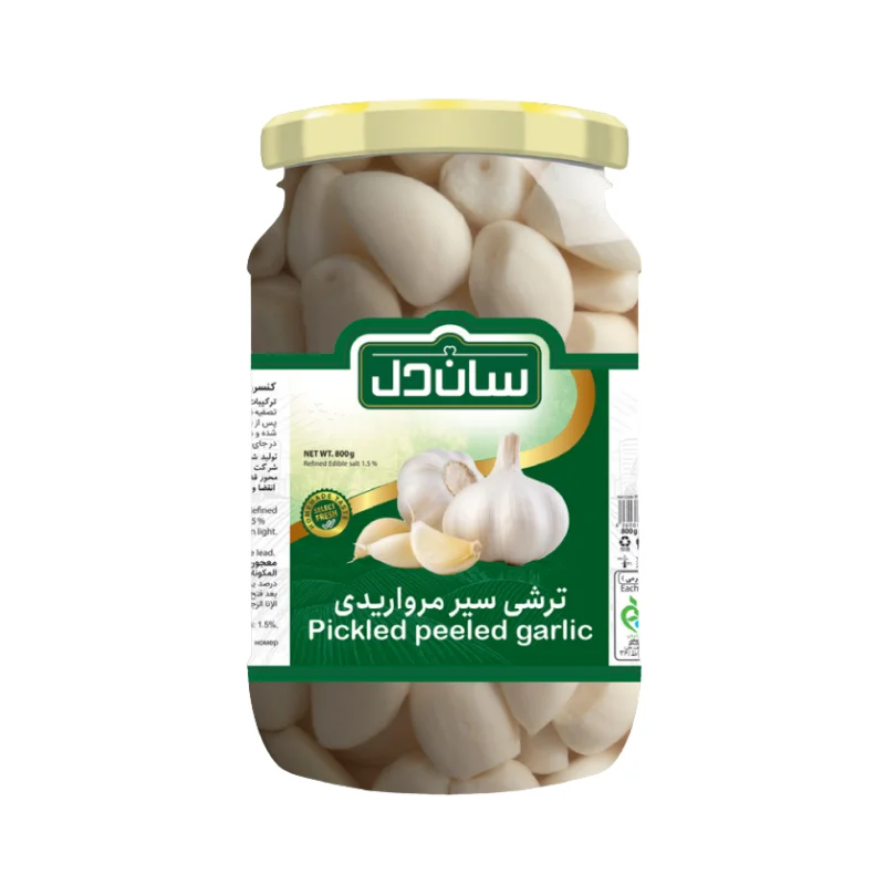 ترشی سیر پوست‌کنده