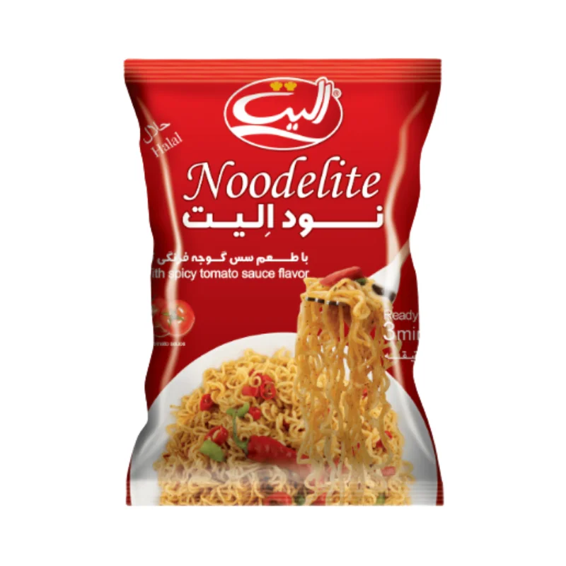 نودل گوجه‌فرنگی تند