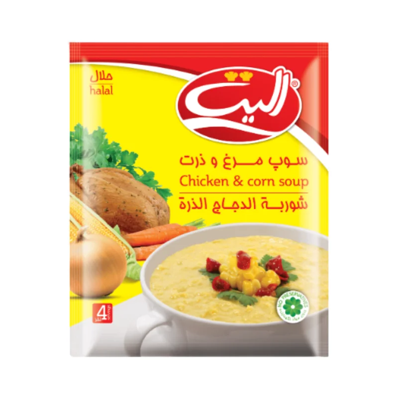 سوپ مرغ و ذرت