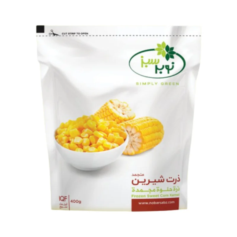دانه ذرت شیرین منجمد