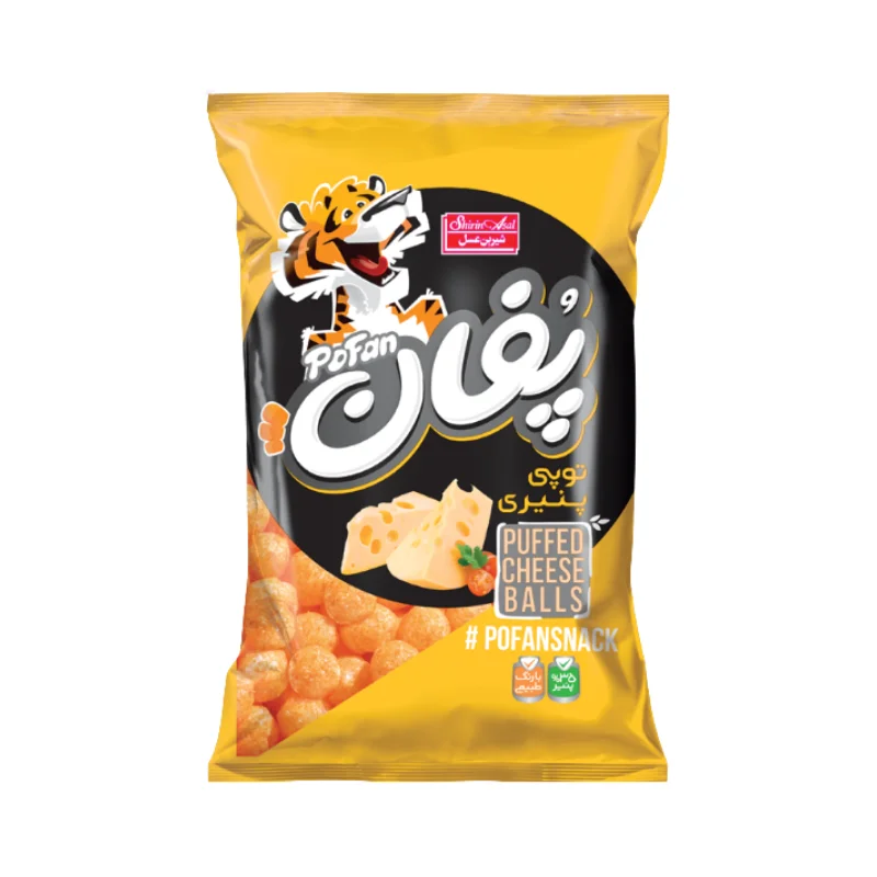 اسنک پنیری پوفان توپی