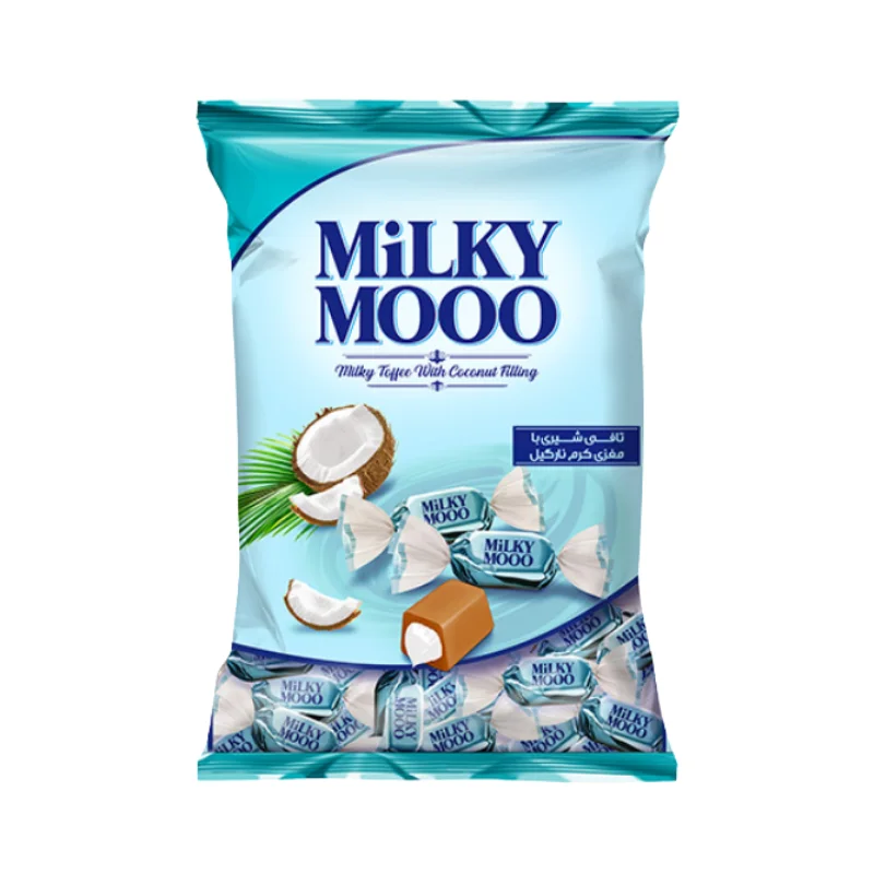 تافی میلکی ماوو با مغز نارگیل