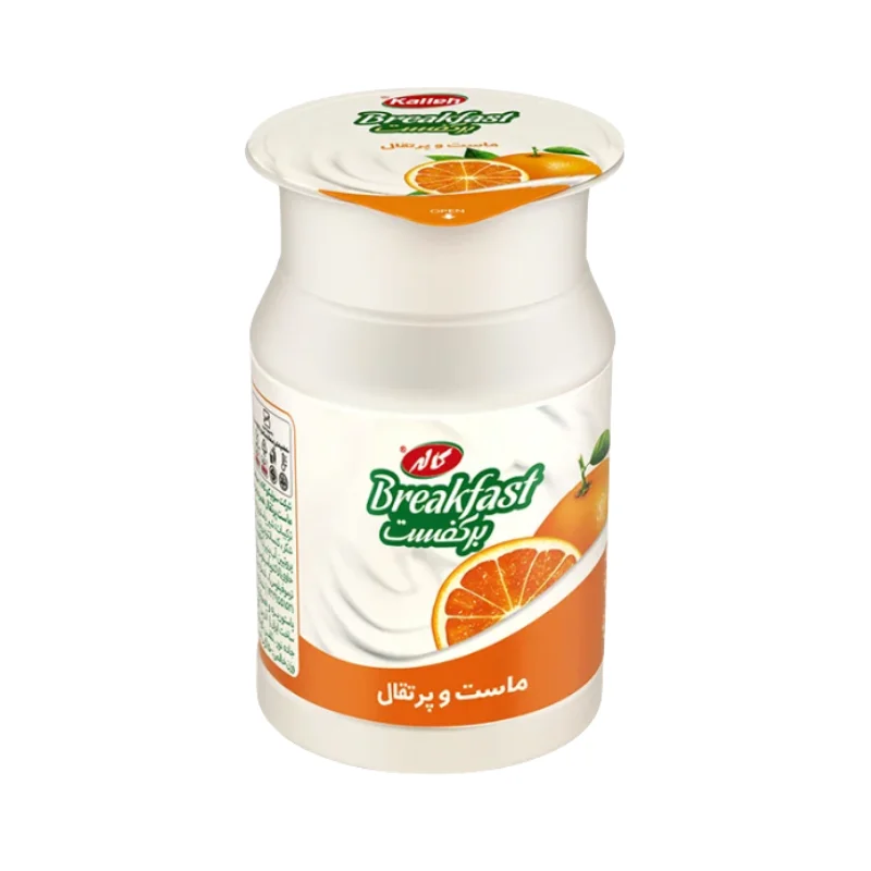 ماست صبحانه پرتقال