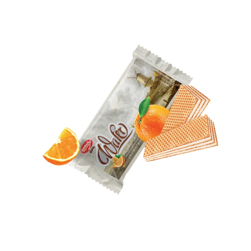 ویفر با کرم پرتقال
