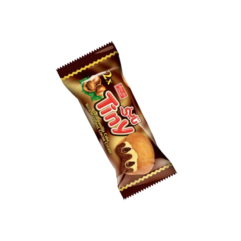 کیک دوقلو با کرم فندق