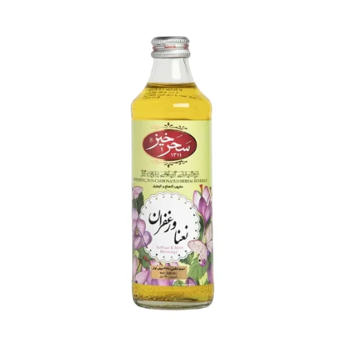 نوشیدنی نعناع و زعفران