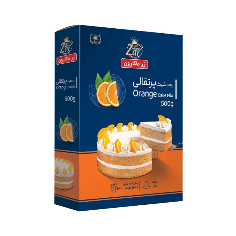 پودر کیک آماده پرتقالی