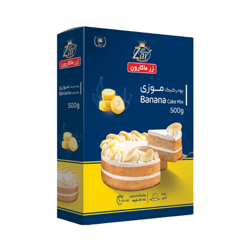 پودر کیک آماده موزی