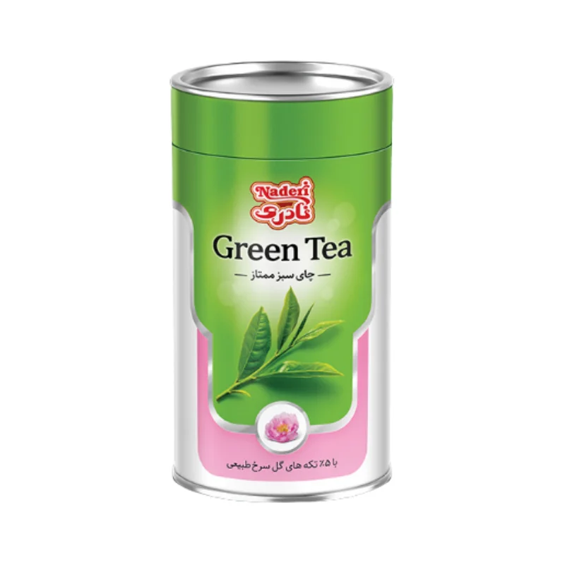 چای سبز گل محمدی (قوطی)