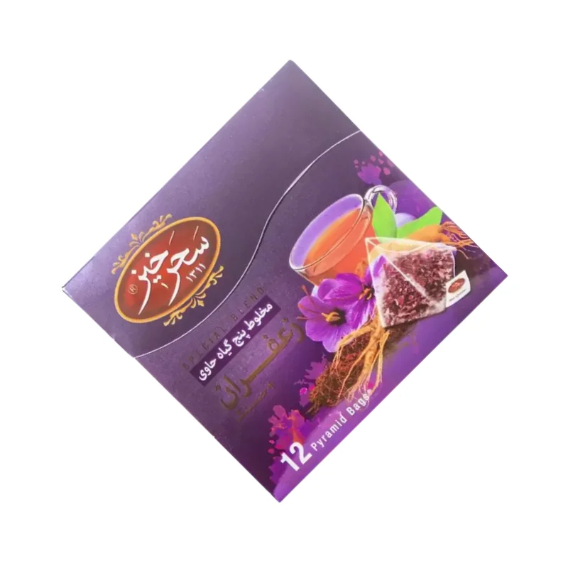چای مخلوط جینسینگ و زعفران
