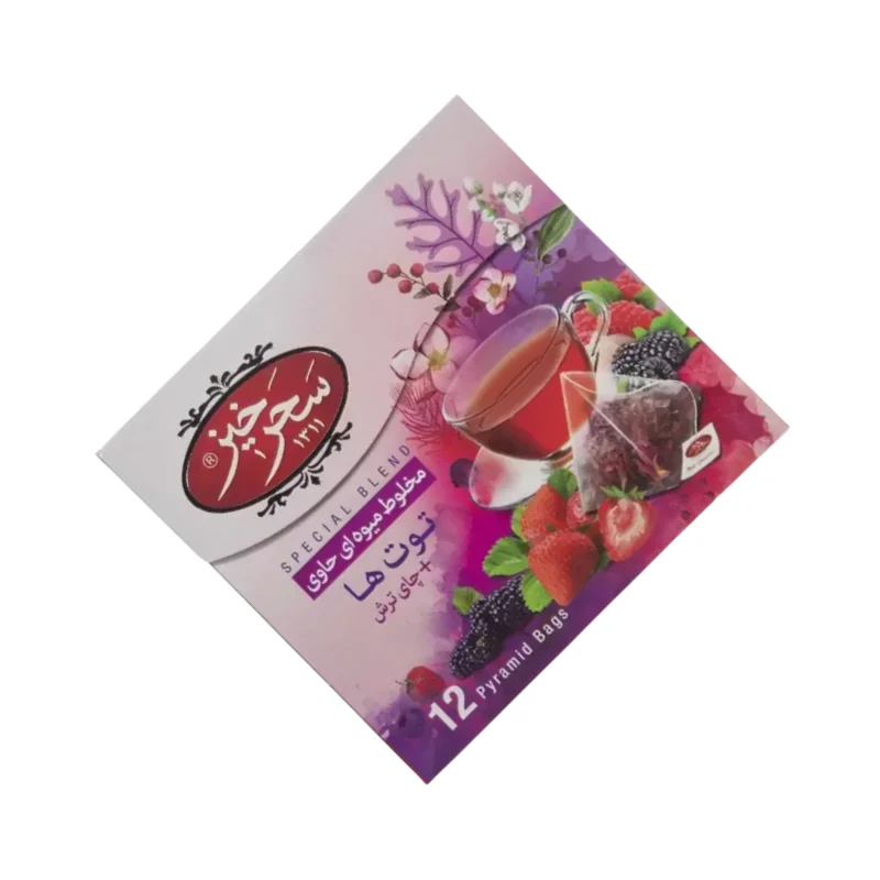 چای مخلوط توتها و چای ترش