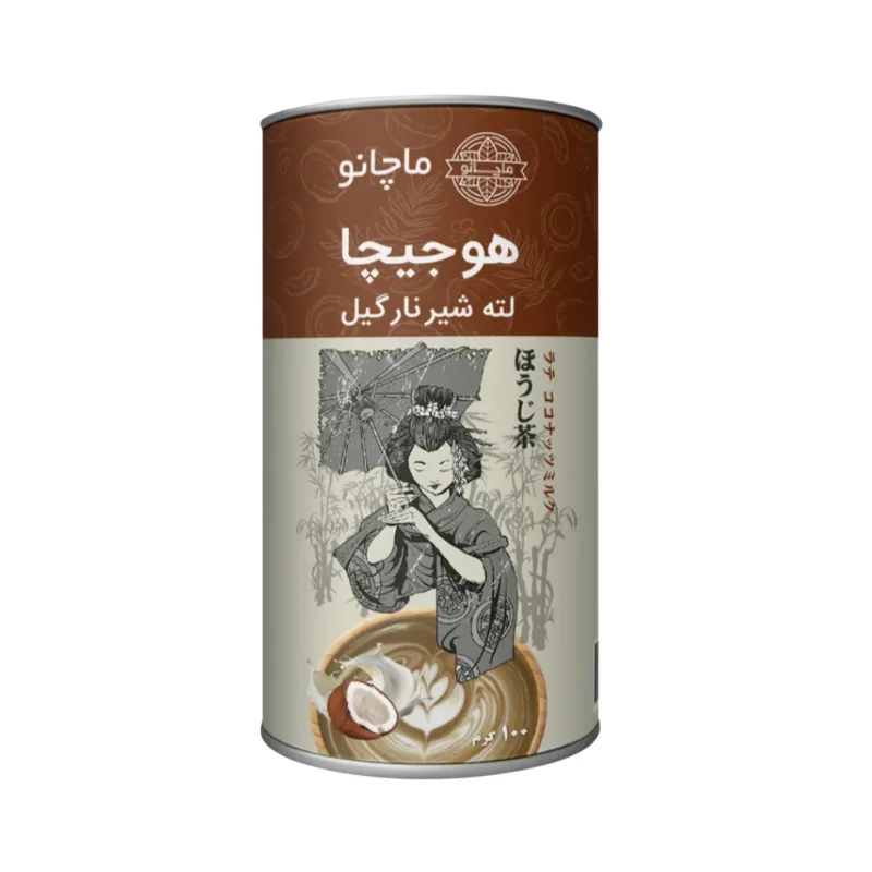 لاته هوجیچا با شیر نارگیل