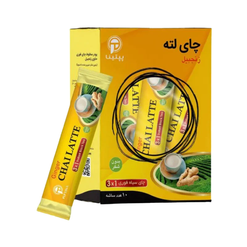 چای لاته زنجبیلی