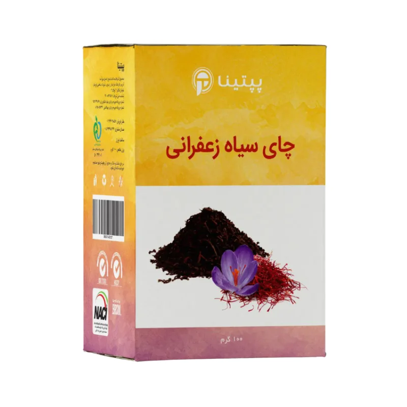 چای سیاه زعفرانی