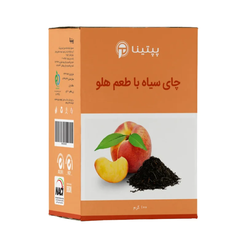 چای سیاه با طعم هلو