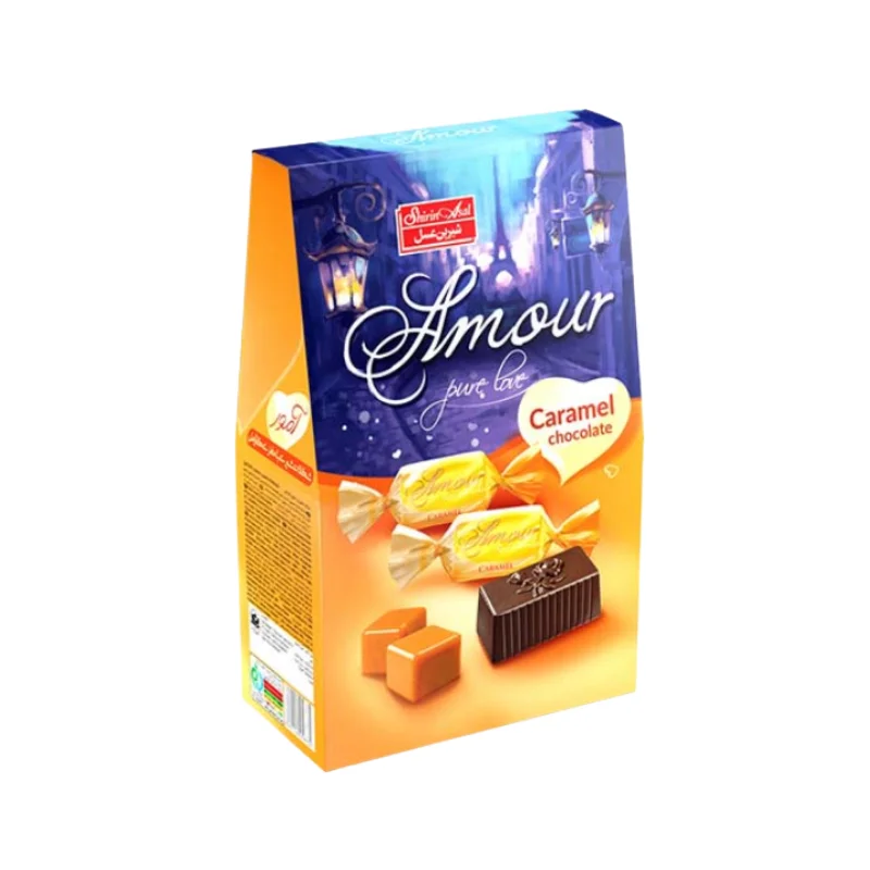 شکلات آمور با مغز کارامل