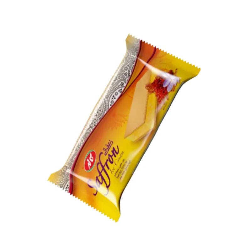 بستنی ساندویچی زعفرانی