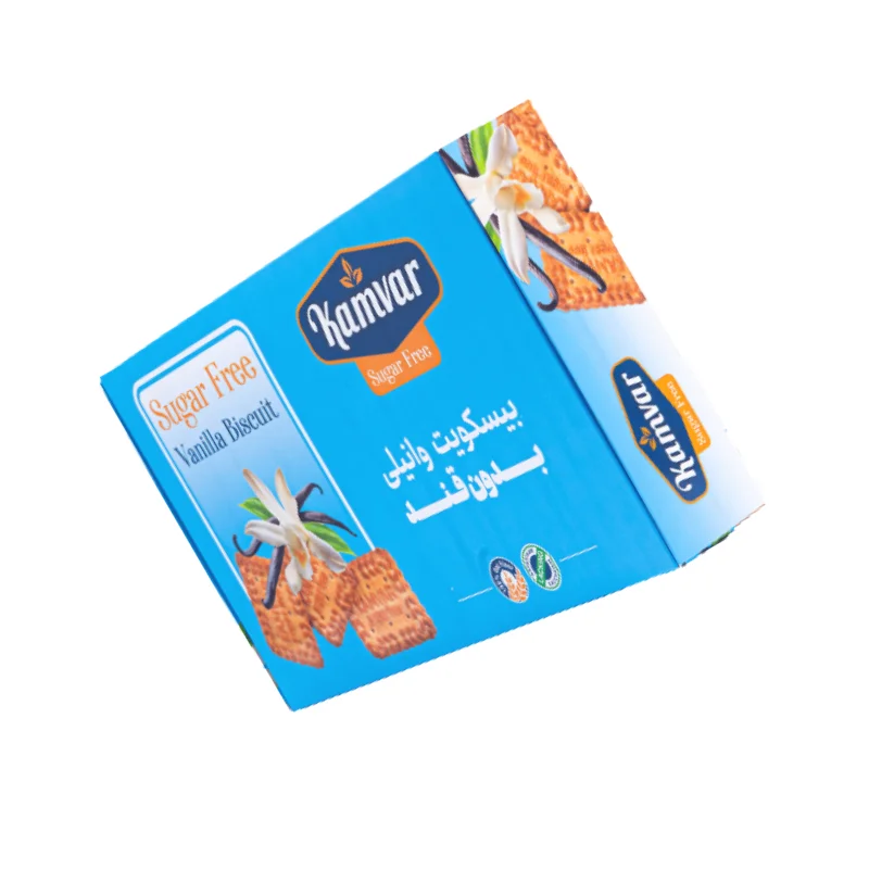 بیسکویت با طعم وانیل بدون قند، رژیمی