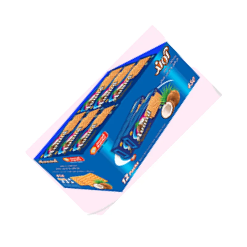 بیسکویت با طعم نارگیل و تزئین شکر