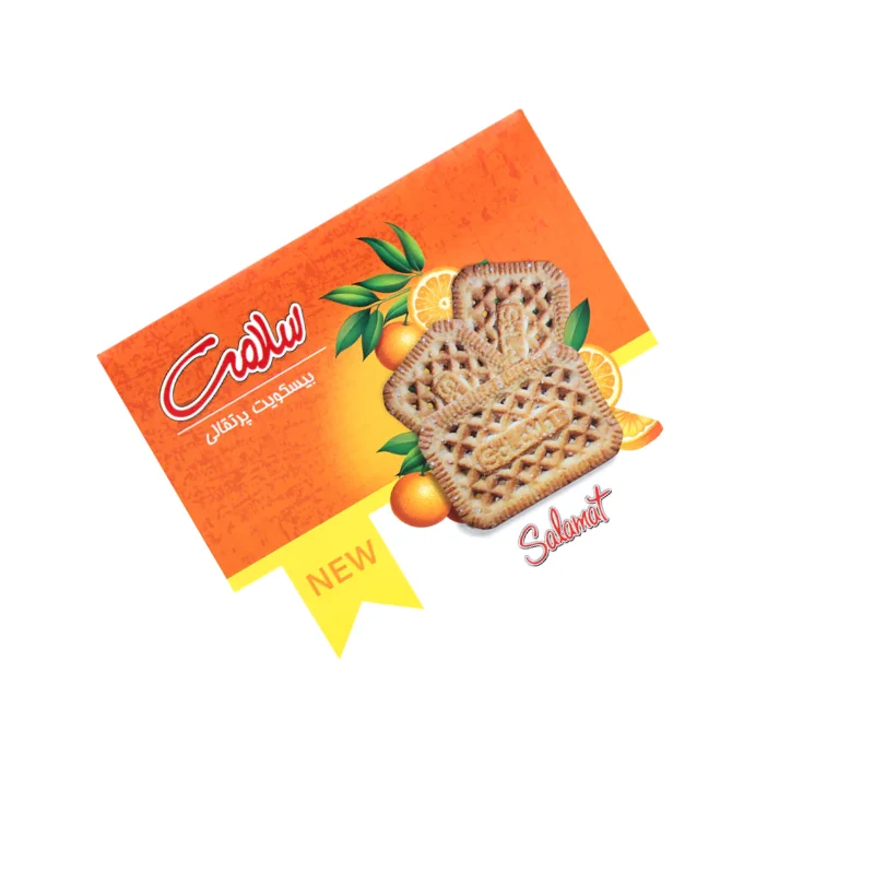 بیسکویت شیری پرتقالی