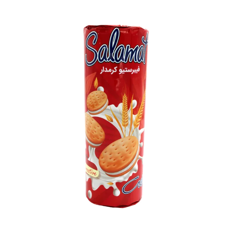 بیسکویت کرمدار وانیلی با آرد گندم کامل
