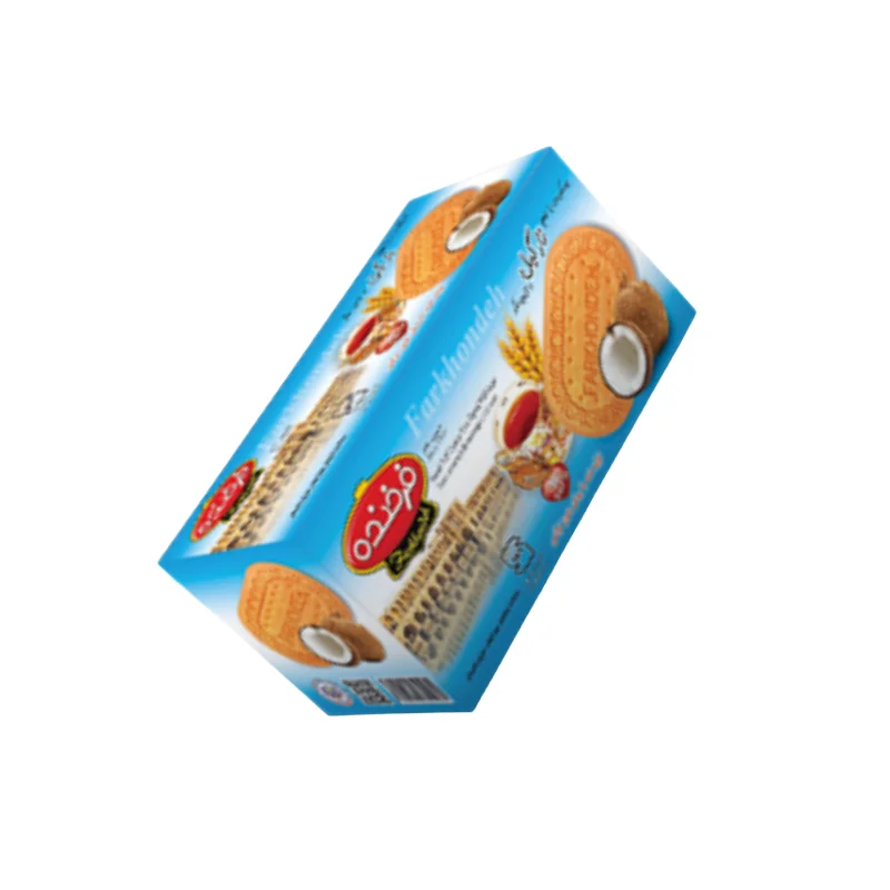 بیسکویت زبانی با طعم نارگیل