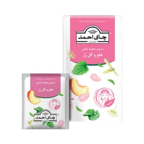 دمنوش هلو و گل سرخ