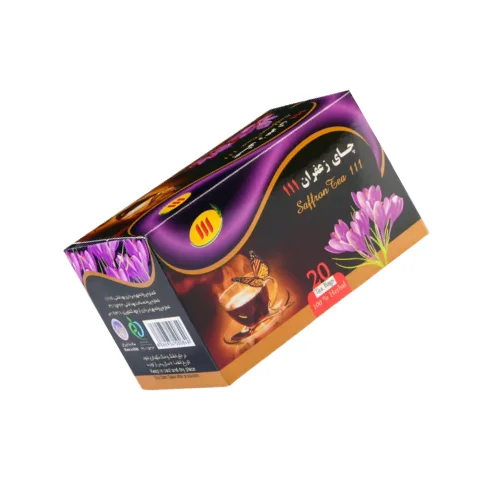 چای سیاه و زعفران