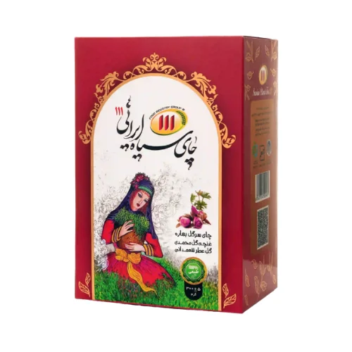 چای سیاه ایرانی با گل سرخ و گل یاس