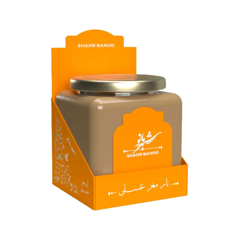 عسل با کره بادام‌زمینی و کره نارگیل