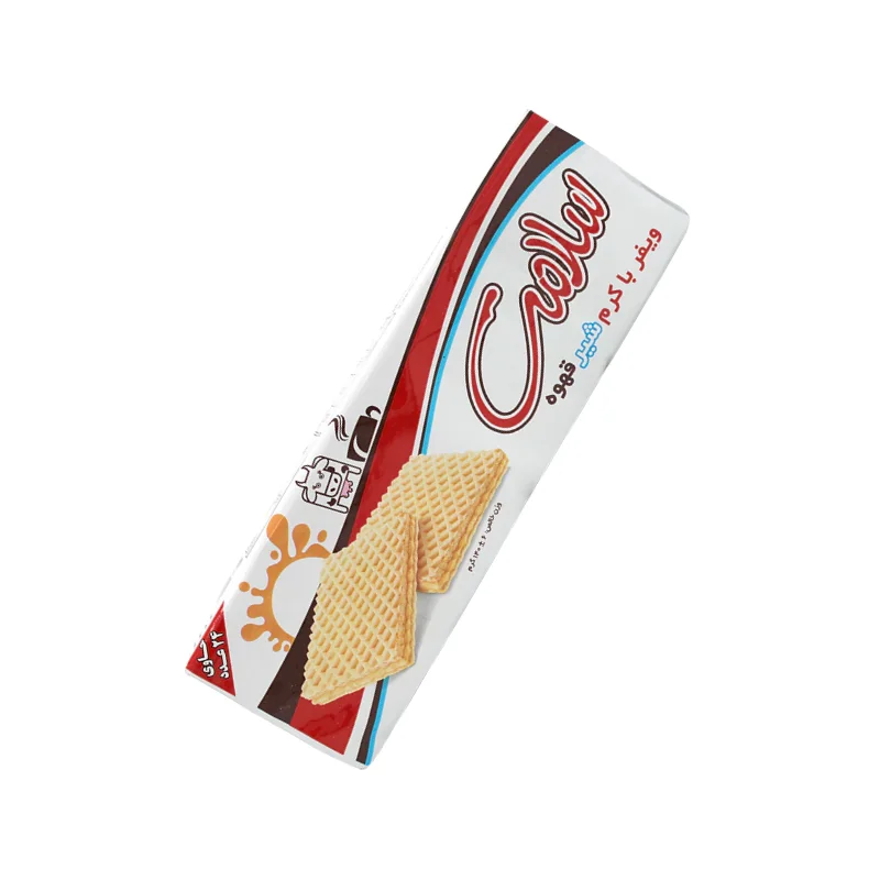 ویفر شیر قهوه