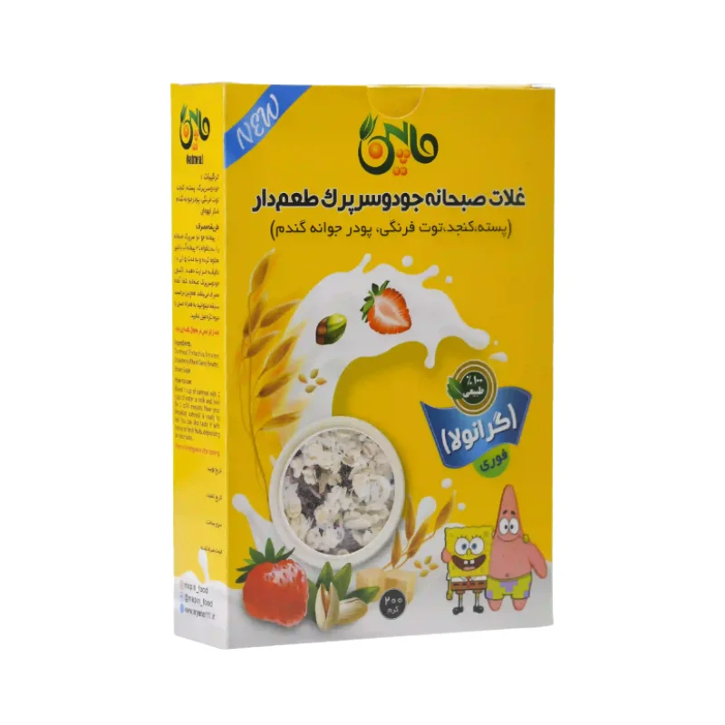 غلات صبحانه جو جوانهزده طعمدار