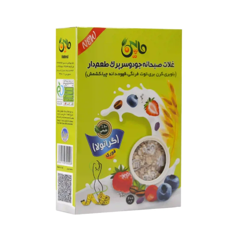 غلات صبحانه جو جوانه‌زده طعم‌دار
