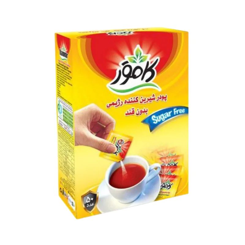 شکر رژیمی و بدون قند ساشه‌ای