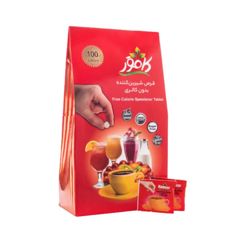 قرص شیرین‌کننده ساشه‌ای سوکرالوز و آسه‌سولفام
